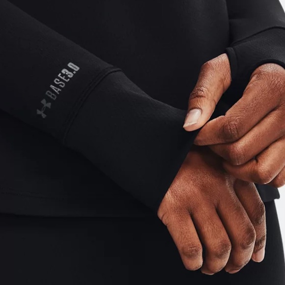 UNDER ARMOUR • Women's UA Base 3.0 Crew Top Workout Shirt - Picture 6 of 7